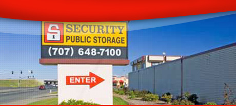 Vallejo storage facility exterior