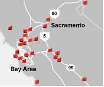 Northern California locations
