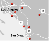 Southern California locations