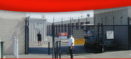 Fresno-Blackstone storage facility entry gate