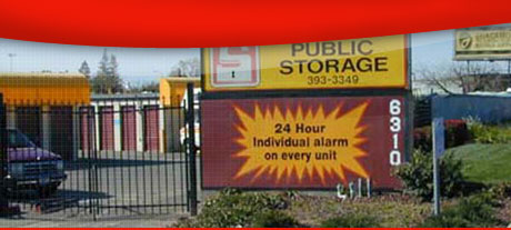 Stockton Blvd storage entrance
