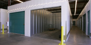 inside a storage unit