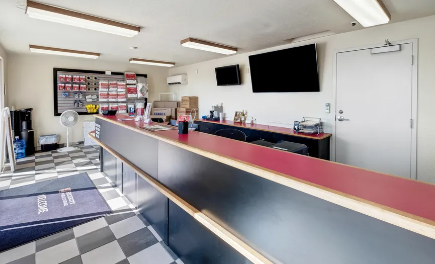 Main office with onsite managers available to help customers at our South Vacaville facility