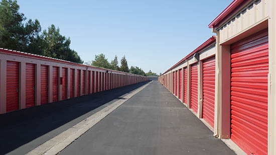 Sacramento storage drive-up units