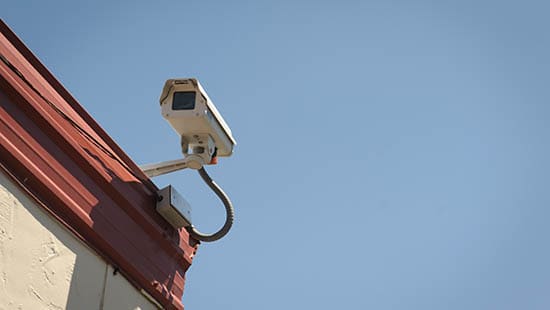 Security camera monitoring self storage in Sparks
