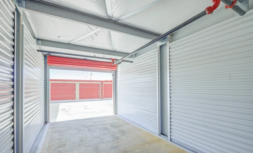 Individually alarmed storage unit inside Security Public Storage near Highway 99 in Fresno