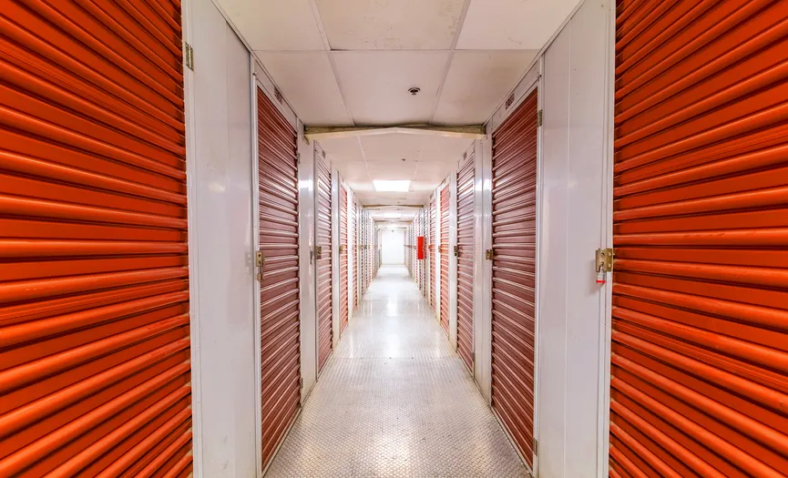 Indoor storage units at Security Public Storage serving the McLane area near Fresno State