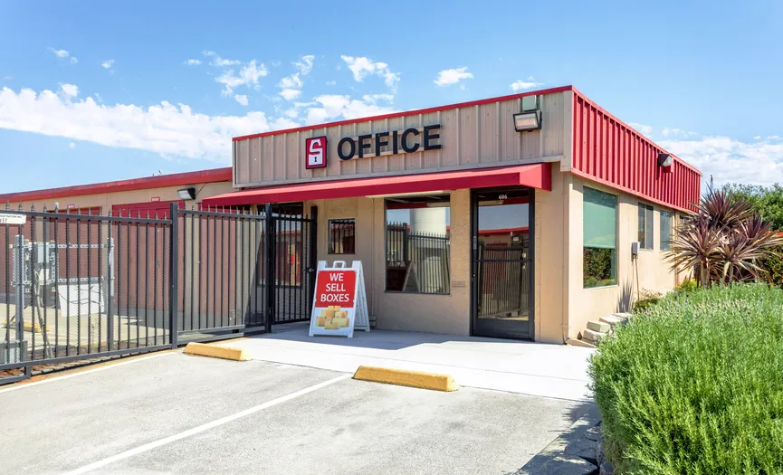 Exterior view of the Security Public Storage main office in Fairfield near Travis Air Force Base