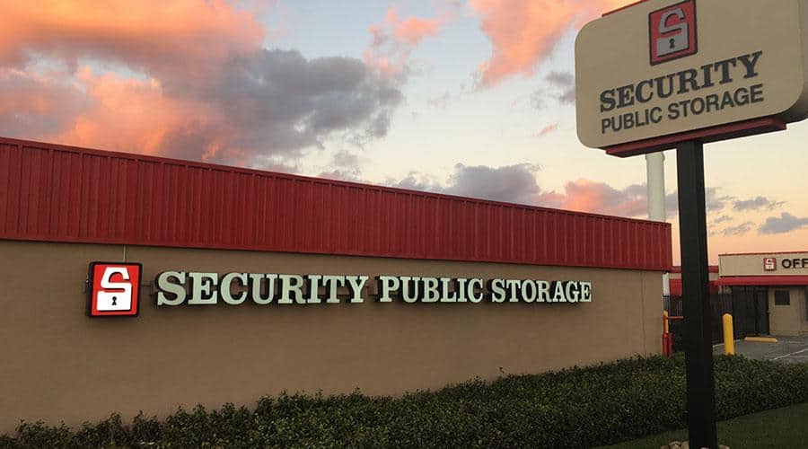 Sunset atSecurity Public Storage by Travis AFB