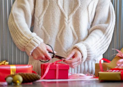 Hide and Wrap Gifts in a Storage Unit/Santa Closet at SPS