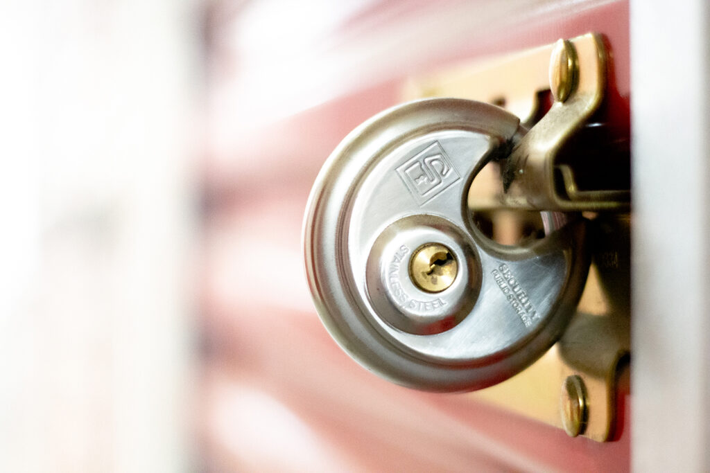 disc lock for self storage