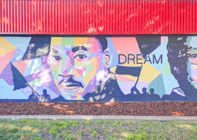 MLK Jr. mural at SPS Sacramento