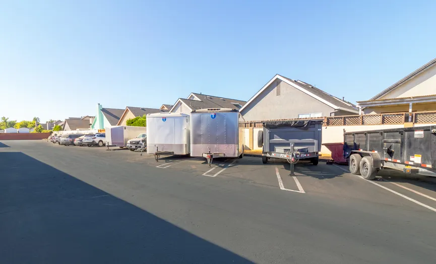 Boat and RV parking available at our North Modesto facility on McHenry Ave
