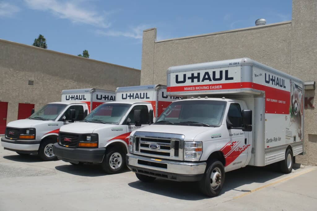 UHaul moving truck