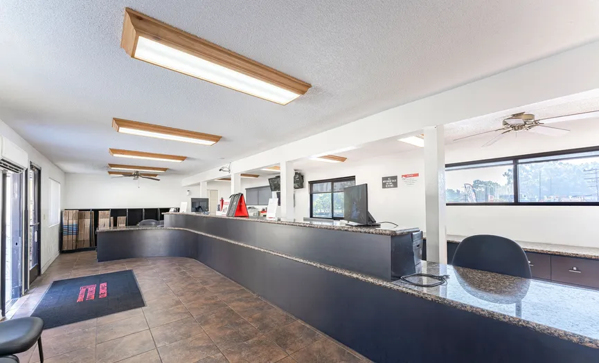 Main office at Security Public Storage where customers can speak with professional on-site managers