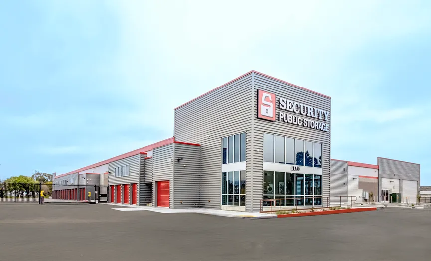 Street view of Security Public Storage near El Cerrito Plaza and Del Norte BART Station