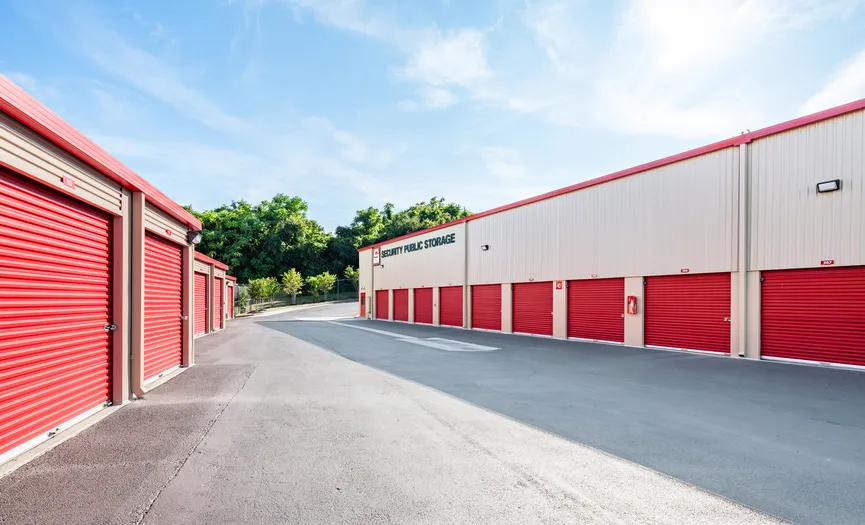 Drive-up storage units with easy access at Security Public Storage near Route 15 in Frederick