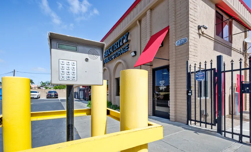 Electronic keypad entry at Security Public Storage providing secure access to storage units in Salinas