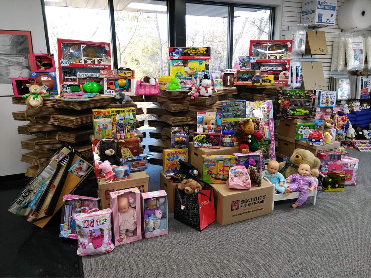 Security Public Storage Ashburn Toys for Tots Donations