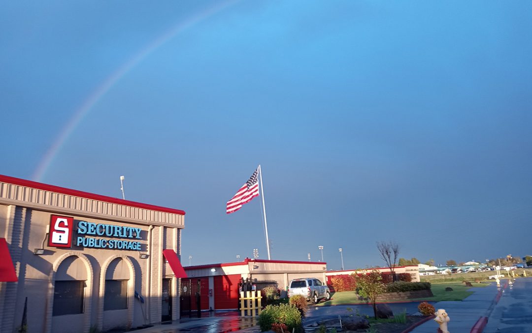 American flag storage at SPS