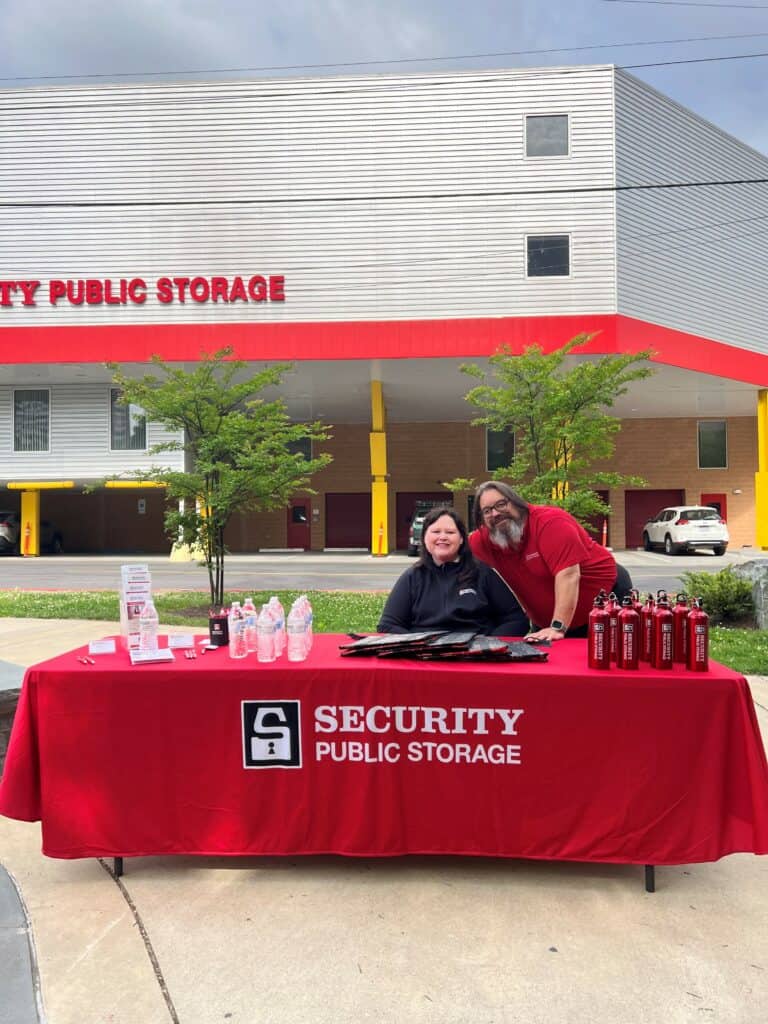 Security Public Storage Bethesda Bike to Work day