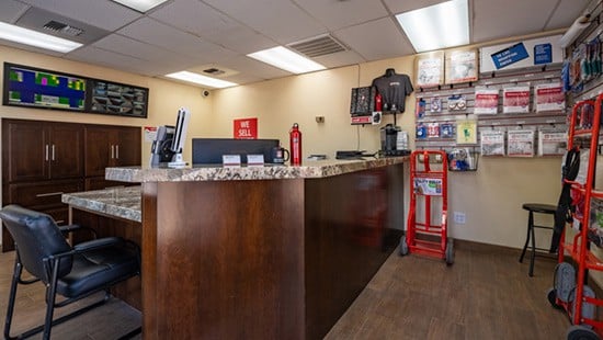 office at self storage facility in ceres