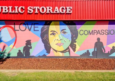 Dolores Huerta mural at SPS Sacramento