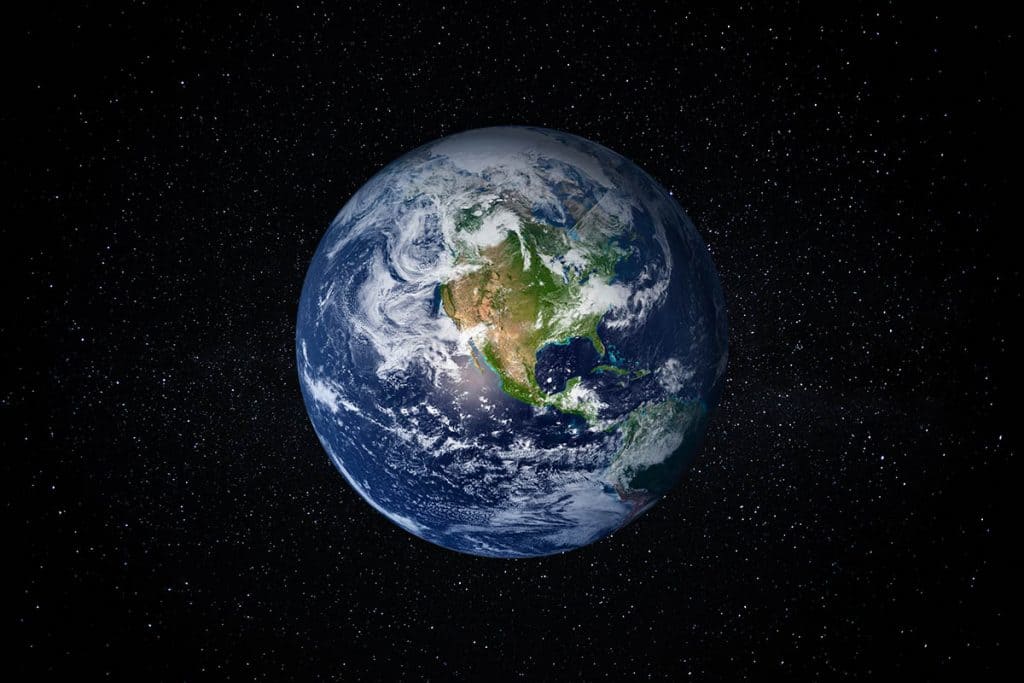 earth from space