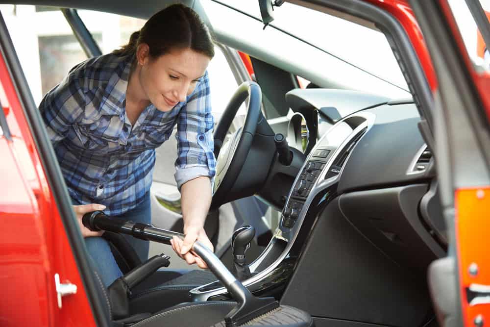 cleaning car before storage