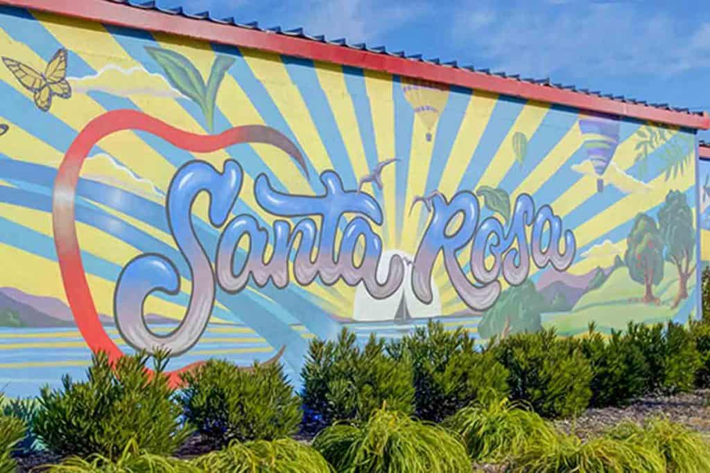 santa rosa mural on hopper ave