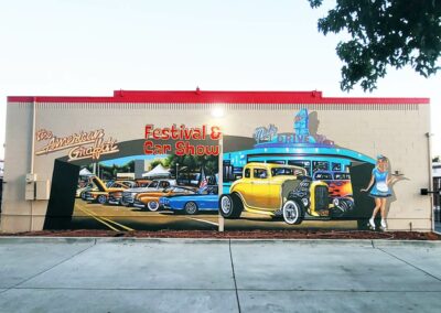 modesto american graffiti mural