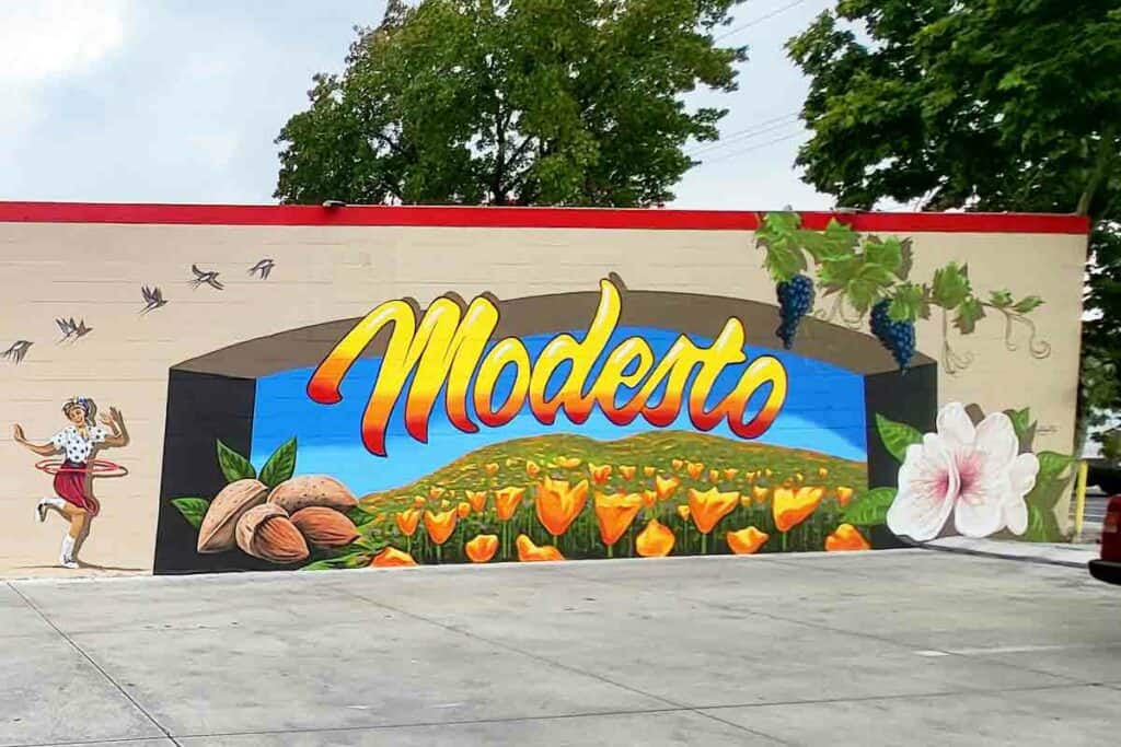 modesto mural panel