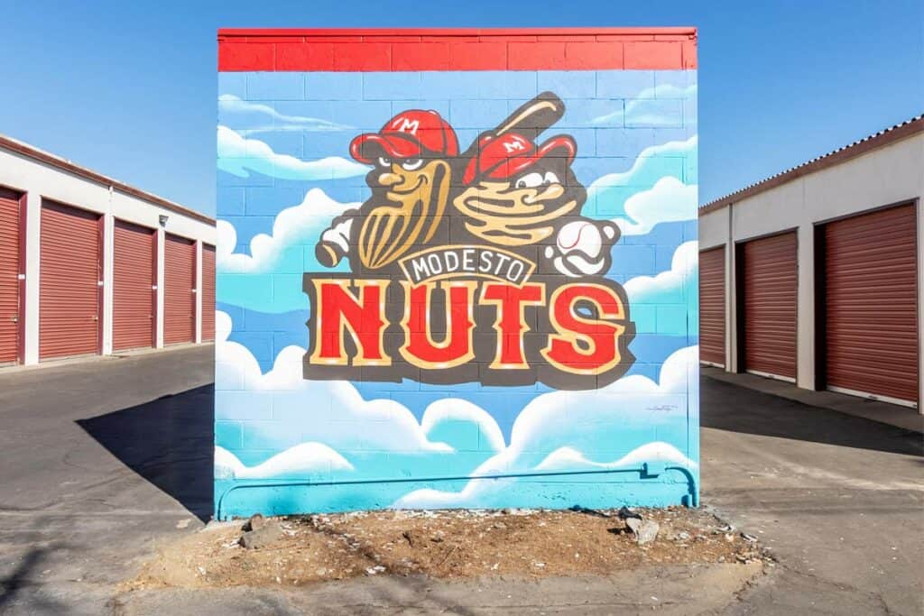 modesto nuts mural