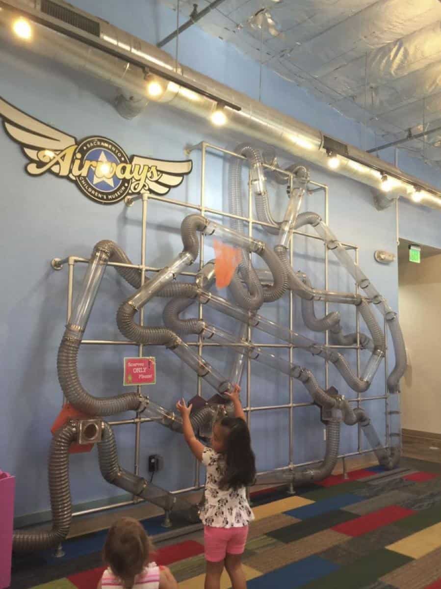 Water pipes at the Children's Museum