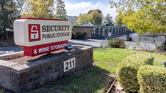 napa self storage facility