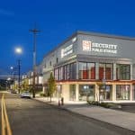 portland storage facility night view