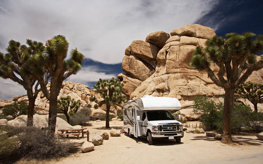 RV at Joshua Tree National Park