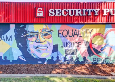 Rosa Parks mural at SPS Sacramento