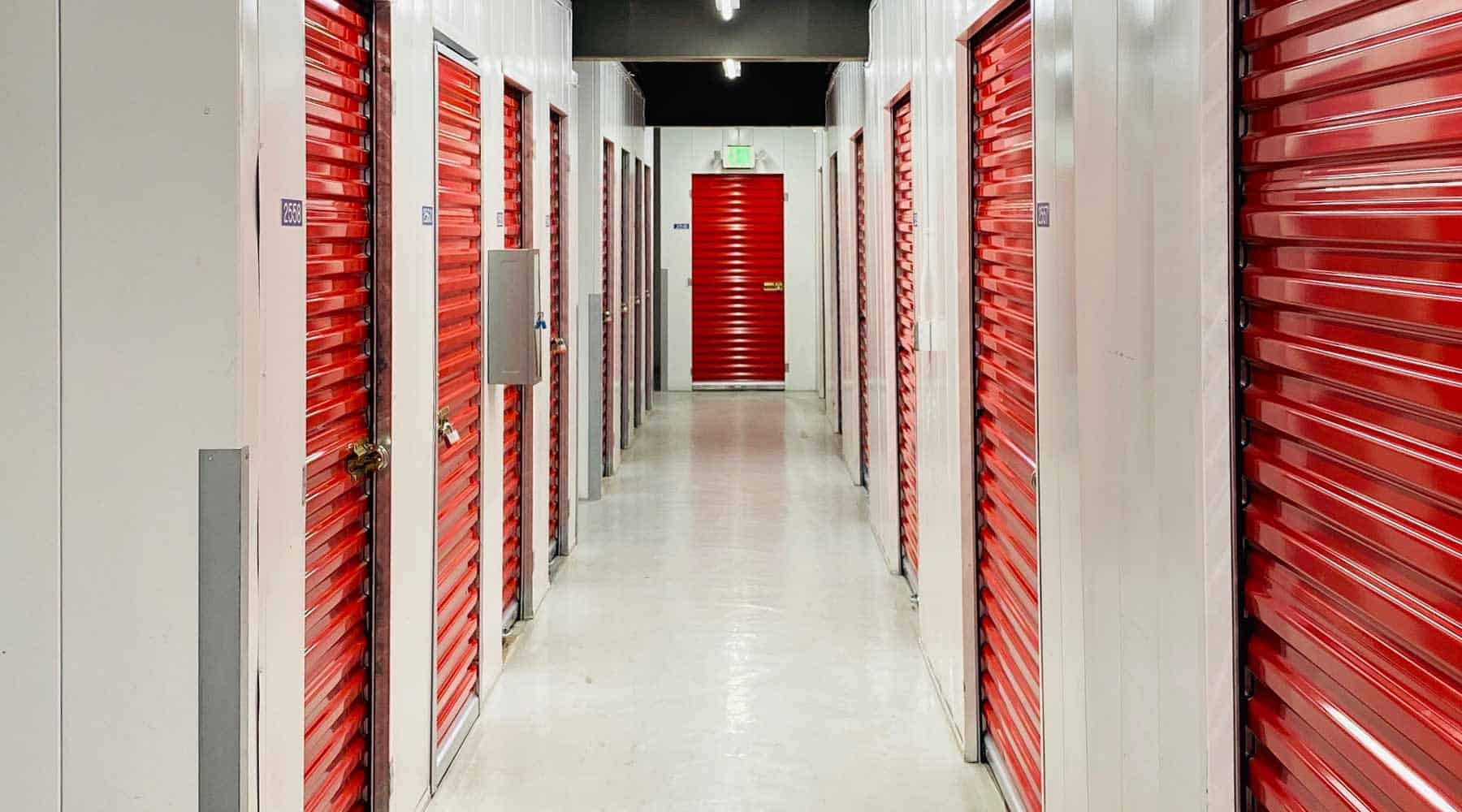 Indoor storage units in San Mateo