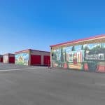 mural panels in vacaville at self storage facility