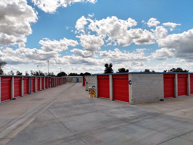 Spacious drive-up storage