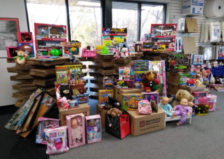 Donated toys at SPS