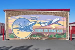 Travis Air Force Base Mural at SPS Vacaville