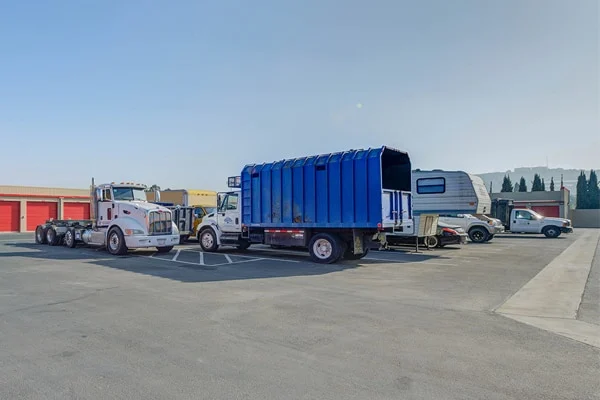 truck, and trailer storage in city of industry