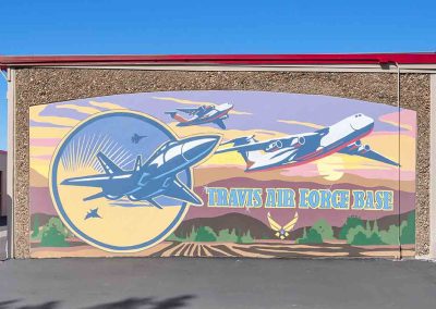 travis air force base mural