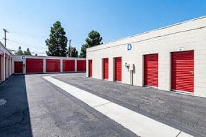 storage units of various sizes