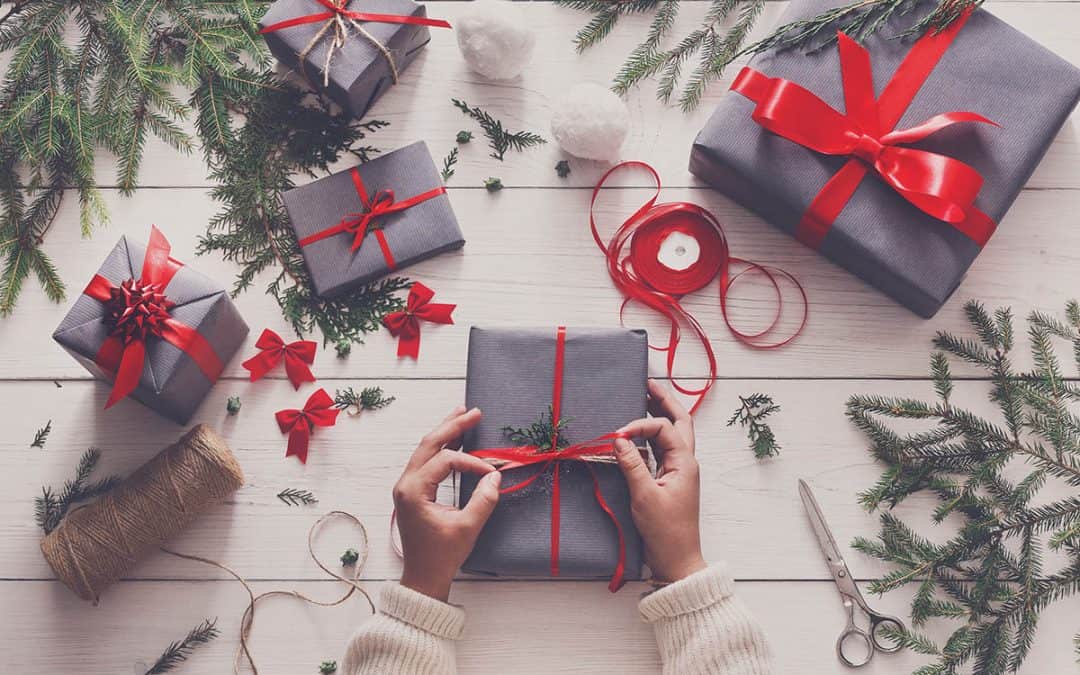 wrap gifts in your storage unit